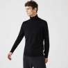 Pull à col roulé en laine mérinos unie LACOSTE