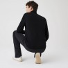 Pull à col roulé en laine mérinos unie LACOSTE