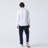 Chemise slim fit unie en coton premium LACOSTE