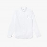 Chemise slim fit unie en coton premium LACOSTE