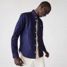 Chemise slim fit unie en coton premium LACOSTE