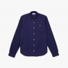 Chemise slim fit unie en coton premium LACOSTE