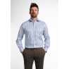CHEMISE À MANCHES LONGUES MODERN FIT TWILL IMPRIMÉ eterna