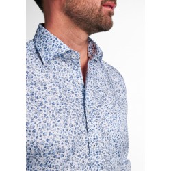 CHEMISE À MANCHES LONGUES MODERN FIT TWILL IMPRIMÉ eterna