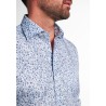 CHEMISE À MANCHES LONGUES MODERN FIT TWILL IMPRIMÉ eterna