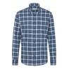 Chemise en flanelle de coton à carreaux BUGATTI