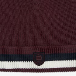 Bonnet en tricot tricolore EDEN PARK