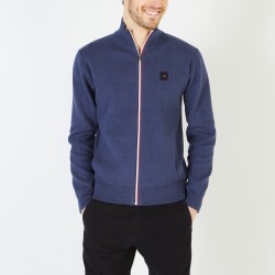 Cardigan zippé en maille...