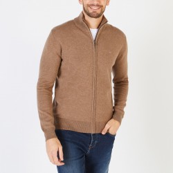 Cardigan en maille zippé...