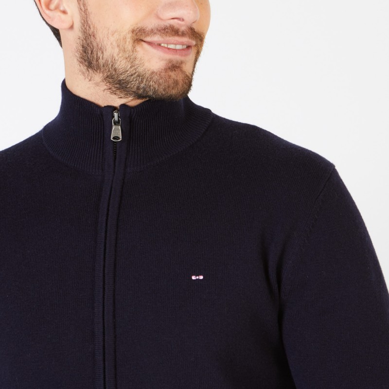 Cardigan en maille zippé EDEN PARK