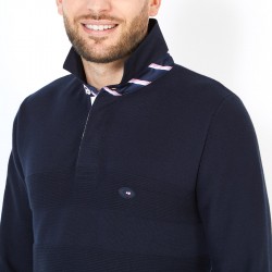 Pull en maille broderie dos XV de France EDEN PARK