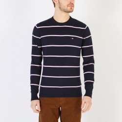 Pull en maille rayé...