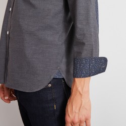 Chemise en coton et coudières fantaisie EDEN PARK
