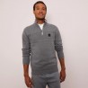 Pull col zippé en torsade décorative EDEN PARK