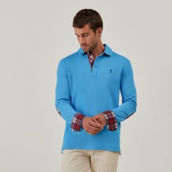 Polo en piqué de coton...