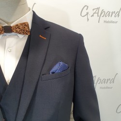 Gilet croisé Polyester & Laine marine MONSIEUR HECTOR