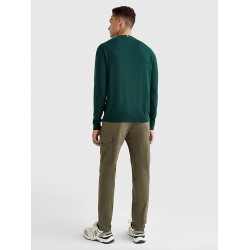 Pull col rond en coton/cachemire TOMMY HILFIGER