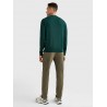 Pull col rond en coton/cachemire TOMMY HILFIGER