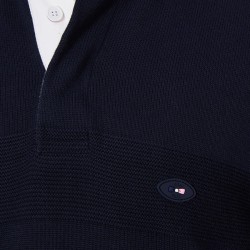 Pull en maille broderie dos XV de France EDEN PARK