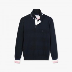 Pull en maille broderie dos XV de France EDEN PARK