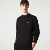 Sweatshirt en molleton gratté de coton biologique LACOSTE
