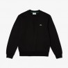 Sweatshirt en molleton gratté de coton biologique LACOSTE