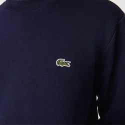 Sweatshirt en molleton gratté de coton biologique LACOSTE