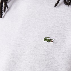 Sweatshirt en molleton gratté de coton biologique LACOSTE
