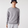 Pull à col rond en laine mérinos unie LACOSTE