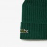 Bonnet unisexe en laine côtelée LACOSTE