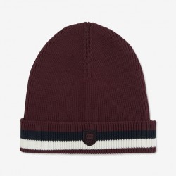 Bonnet en tricot tricolore EDEN PARK