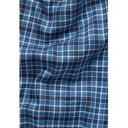 Chemise Modern en coton sergé à carreaux ETERNA