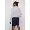 Cardigan regular fit en coton structuré HUGO BOSS