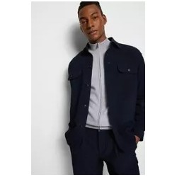Cardigan regular fit en coton structuré HUGO BOSS