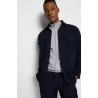 Cardigan regular fit en coton structuré HUGO BOSS
