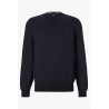 Pull regular fit col rond en coton HUGO BOSS