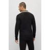 Polo en piqué de coton avec détails sur le col HUGO BOSS