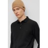 Bonnet en laine vierge avec patch HUGO BOSS