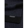 Echarpe en coton mélangé avec logo structuré HUGO BOSS