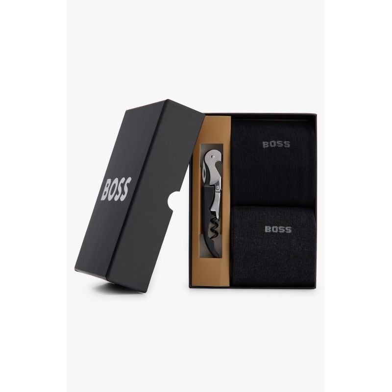 Coffret cadeau chaussettes et tire bouchon HUGO BOSS