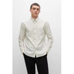 Chemise Regular en flanelle de coton BOSS