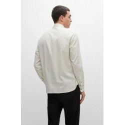 Chemise Regular en flanelle de coton BOSS