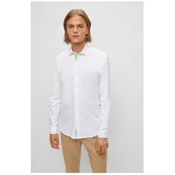 50477838 Chemise Regular en coton oxford à logo BOSS