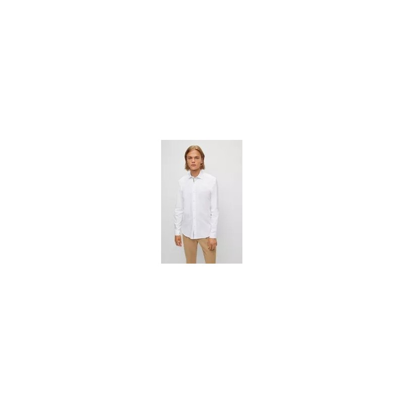 50477838 Chemise Regular en coton oxford à logo BOSS