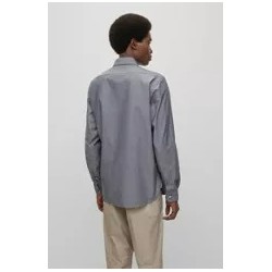 50477838 Chemise Regular en coton oxford à logo BOSS