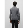 Pull à col roulé slim fit en laine vierge HUGO BOSS