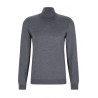 Pull à col roulé slim fit en laine vierge HUGO BOSS