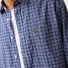 Chemise homme regular fit imprimé carreaux LACOSTE