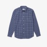 Chemise homme regular fit imprimé carreaux LACOSTE