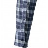 Chemise en flanelle de coton à carreaux BUGATTI